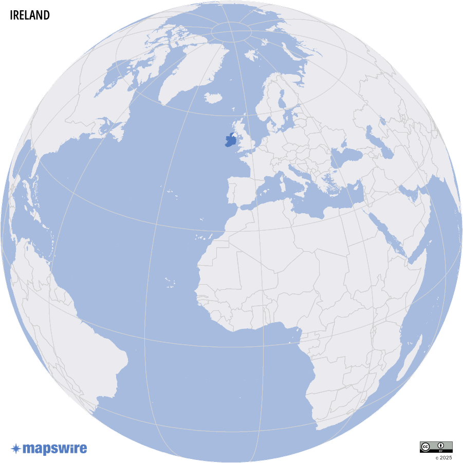 Where is Ireland located?