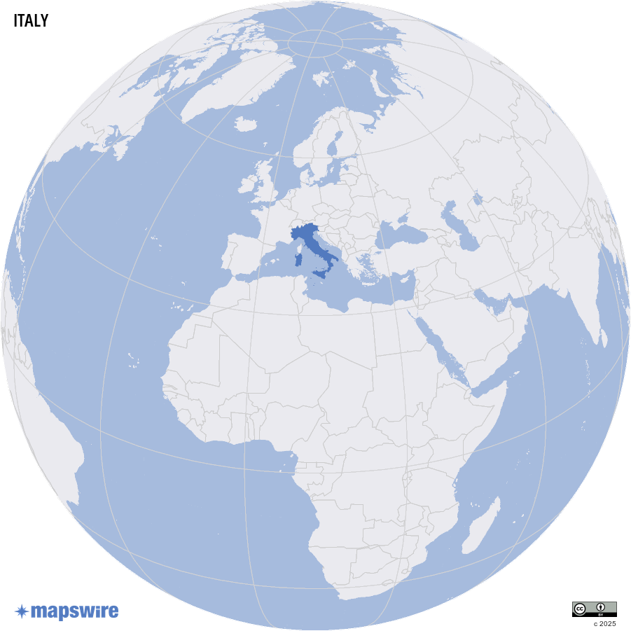 Where is Italy located?