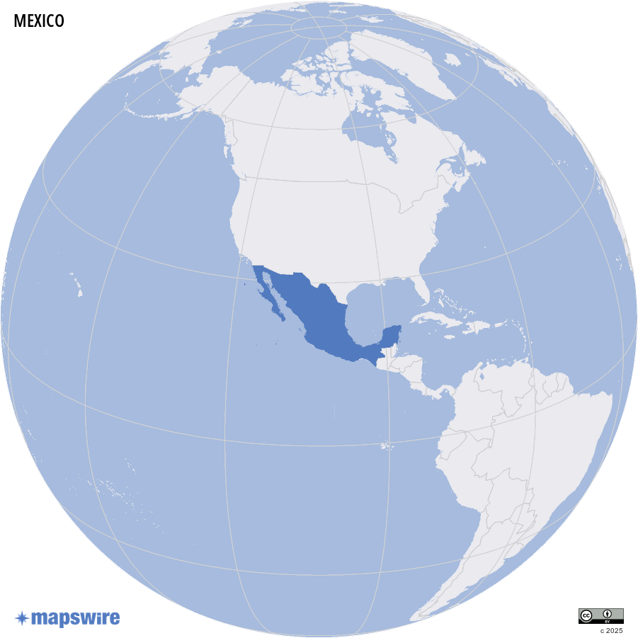 Where is Mexico located?