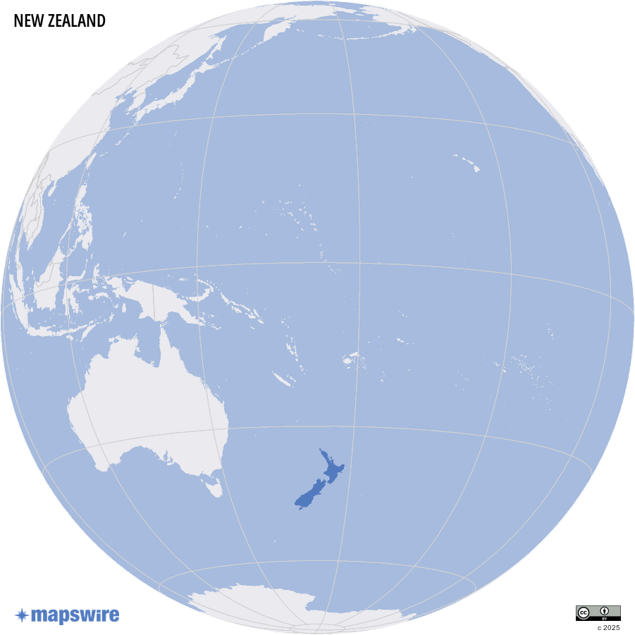 Where is New Zealand located?