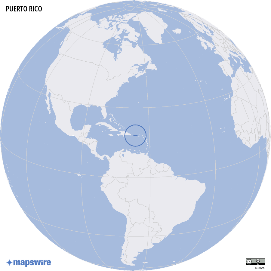 Where is Puerto Rico located?
