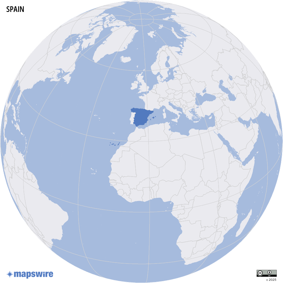 Where is Spain located?