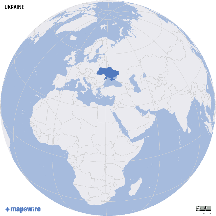 Where is Ukraine located?