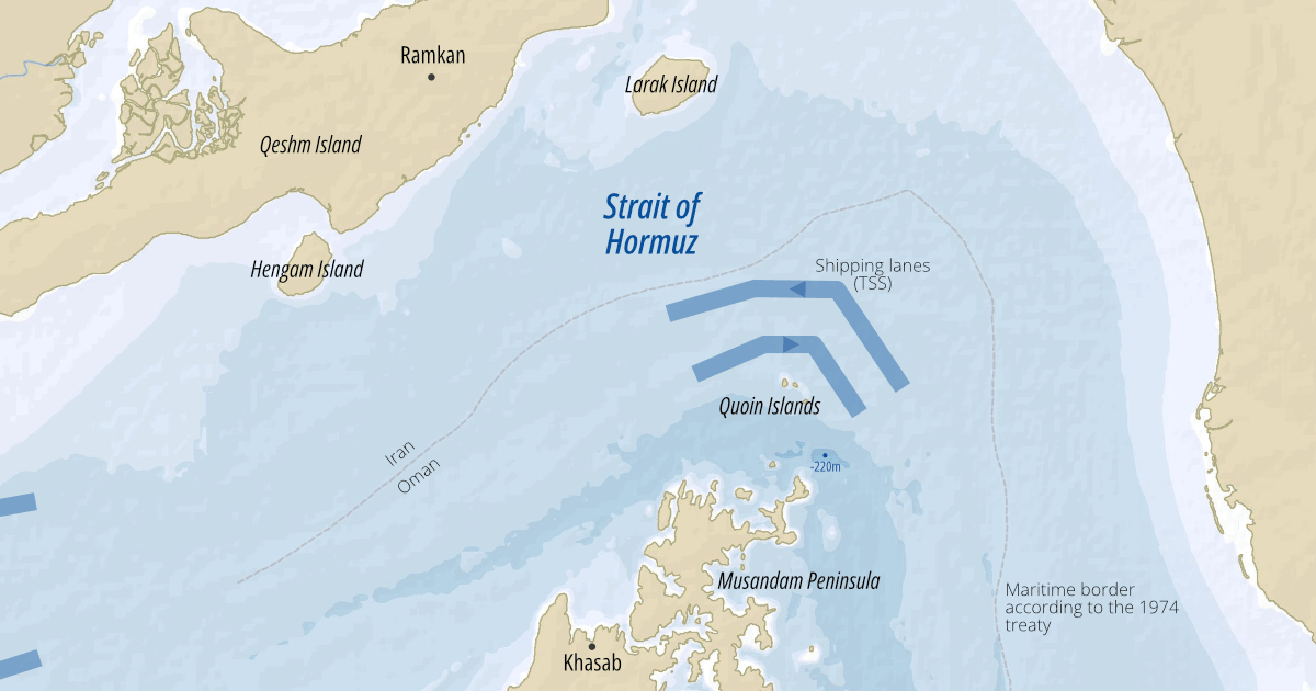 Map of the Strait of Hormuz (Preview) Map of the Strait of Hormuz